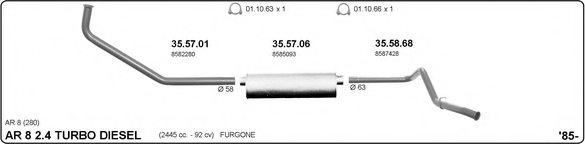 IMASAF 502000022 Exhaust System